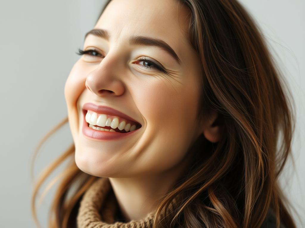 The Image Is Of A Woman Who Appears To Be 21 Years Old She Is Standing Near A Wooden Fence In The Background