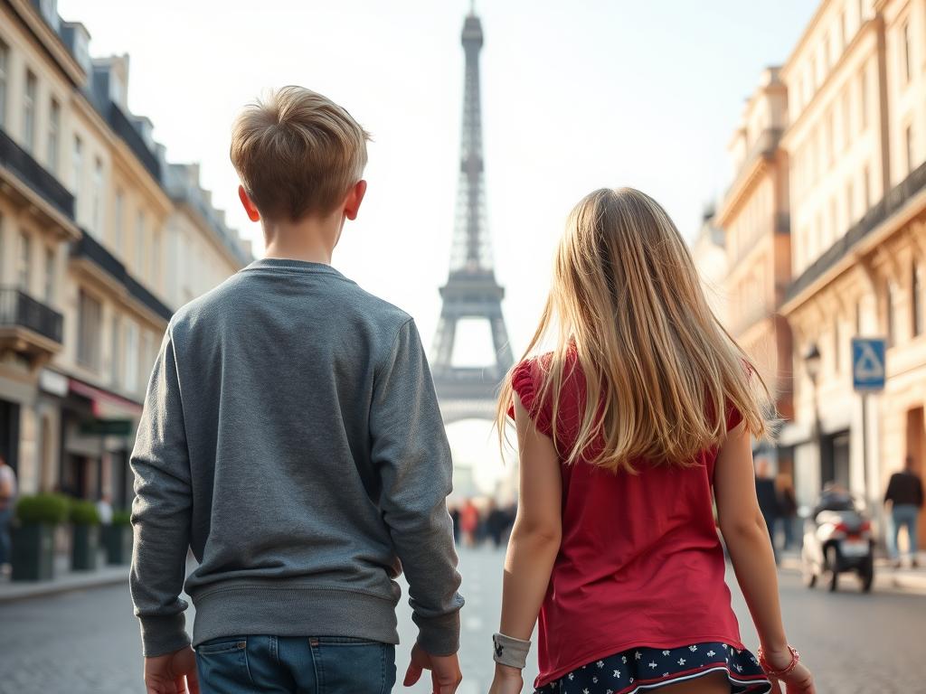 Realistic Photograph A Cute Teen Steampunk Girl Walking In A Dystopian City Bare Legs